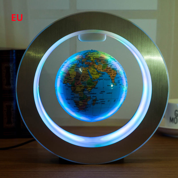 Runde LED-Welt Karte Schwebende Globus Magnetische Levitation Licht Anti Schwerkraft Magie