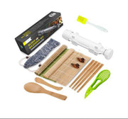 Mould Bamboo Wooden Dish Free Combination Rolling Curtain Rice Spoon Creative Sushi Set